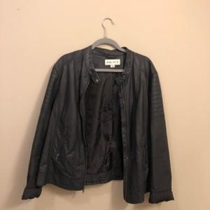 Ava Viv Black Leather Jacket